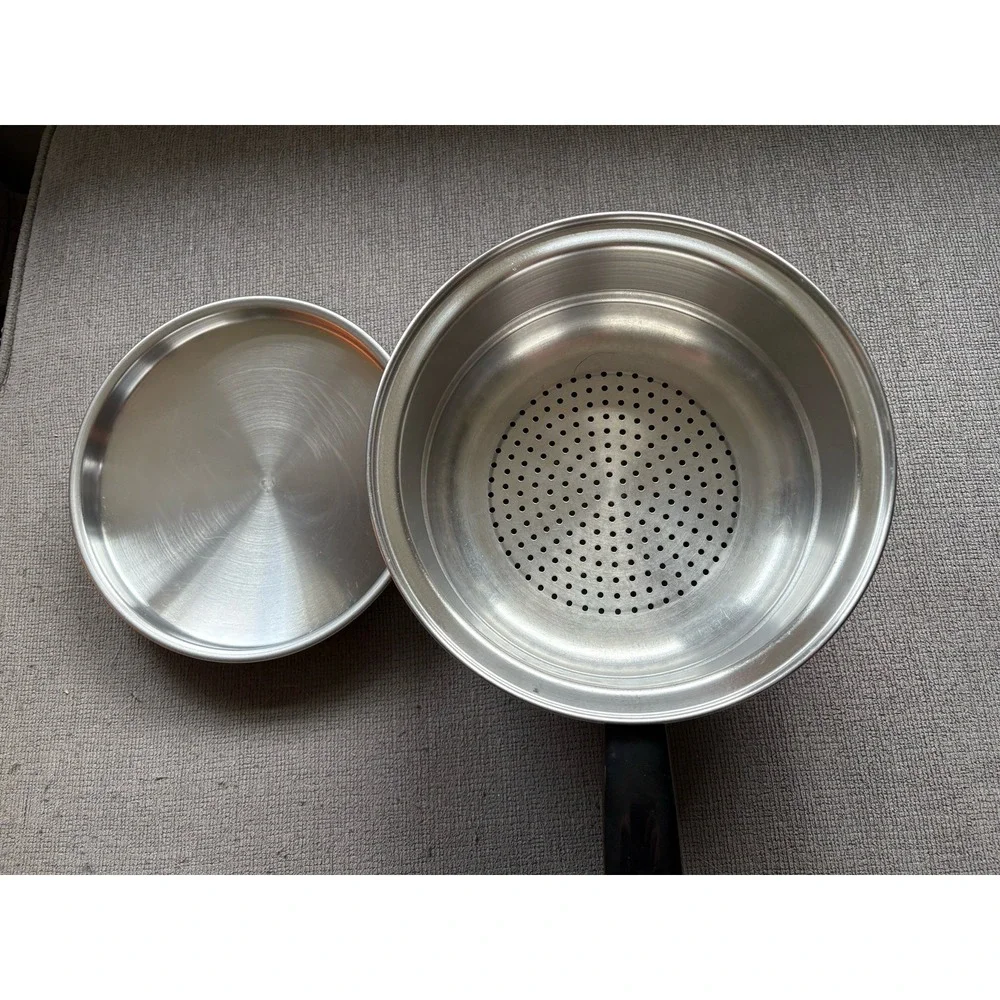 Flavorite Steamer Pot 5 Piece Set 3 Ply Multi-Plex Stainless Steel USA Made‎